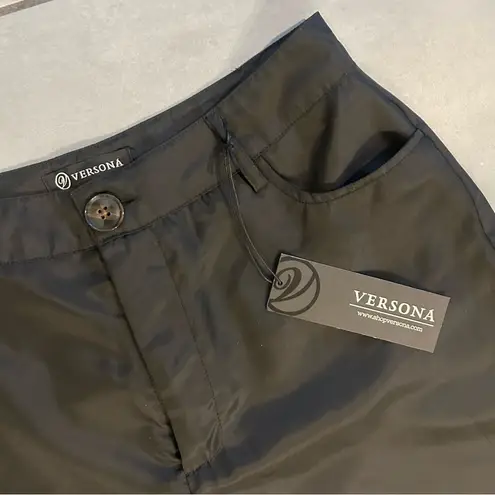 Versona NWT Zone 2/5 Ideal Black Modern-Fit Pants