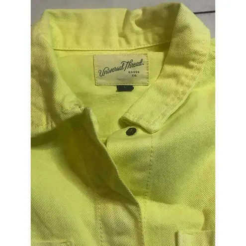 Universal Threads  Butter Yellow Jean Jacket Women Small S New without Tag