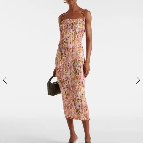 Zimmermann Multicolor Floral Midi Dress