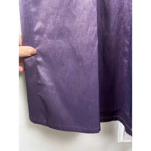 Tadashi Shoji Metallic Lavender Formal Two-Piece Gown Set Size 10