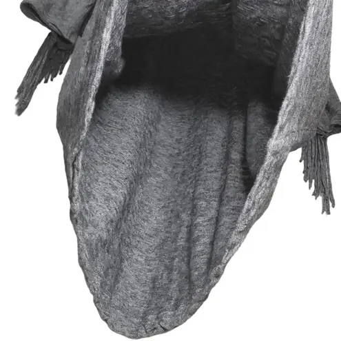 Zadig & Voltaire Winter Fringes Wool/Angora Blend Mini Dress in Grey