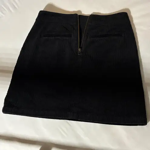 Boden corduroy mini skirt US 4 petite Leonie black Size 4P