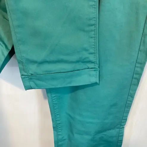 Fly Girl women's size 27 tropical teal stretch tapered trouser pants 27x29 27x30