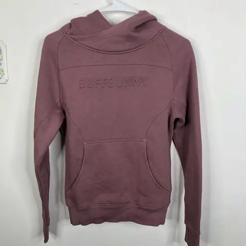 Buff Bunny Embossed Spellout Beyond Cowlneck Hoodie Women's Size XS