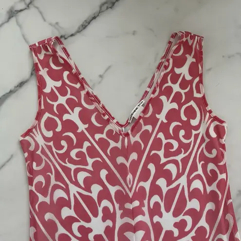 Vivienne Tam Y2K Mini Dress XS Pink Coral Mesh Retro Vintage Dainty Coquette