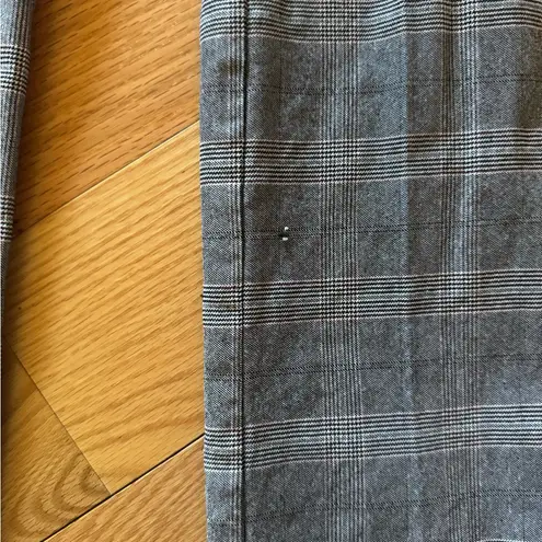 Avenue Montaigne Grey Black & White Plaid Becca Pant