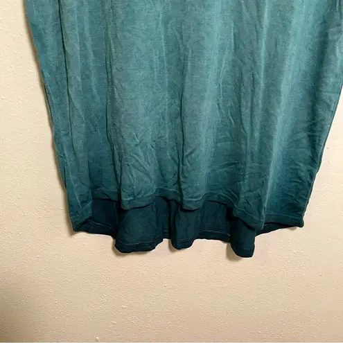 Cable & Gauge Sport V-Neck T-Shirt Turquoise Mineral Wash M