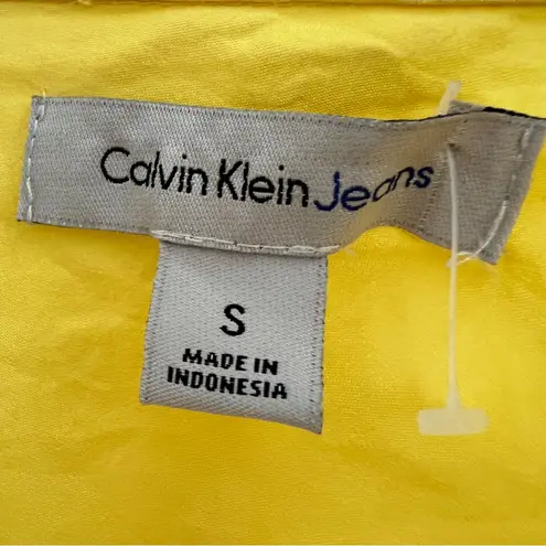 Calvin Klein Jeans Yellow Button