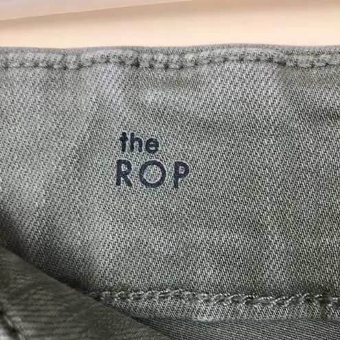 Liverpool Los Angeles Women’s Olive Green Stretch Cropped Denim Jeans