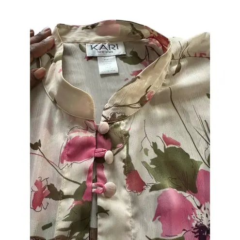 Womens Maxi Floral Dress And Jacket 2Pc Set Buttons Boho Coquette Plus Sz18W Pink Size 18W