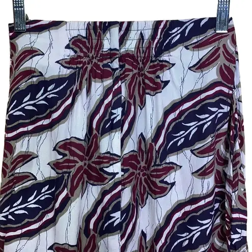 Faith Vintage Rayon Hawaiian Button Up Vest (Small) & Skirt (Medium) 2 PC Outfit