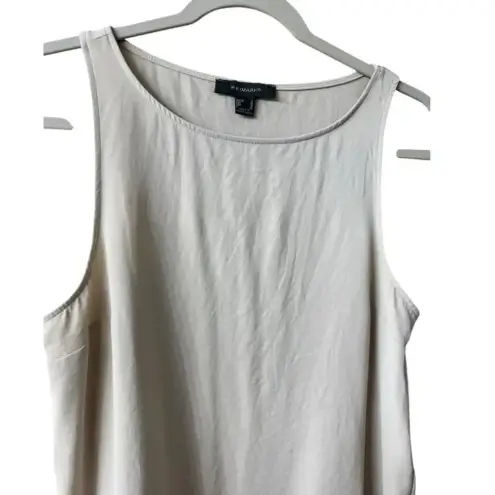 Primark Cream White Sleeveless Tank Business Casual Size 4 Basic, layering Top‎
