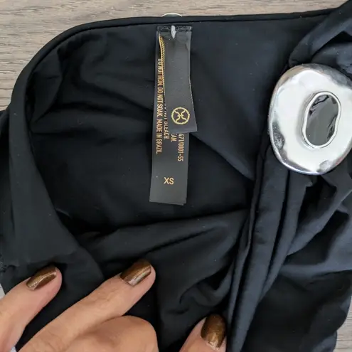 Vix By Paula Hermann Black Bikini Bottom Sz Xs