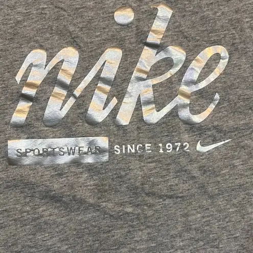 Nike  Medium Grey Tank Top Iridescent Logo‎