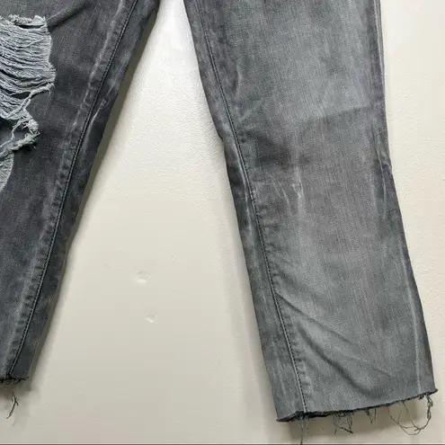 Current/Elliot The Skinny Bleach Out Destroy Jean Capri Ankle Cropped Size 25 thumbnail 8