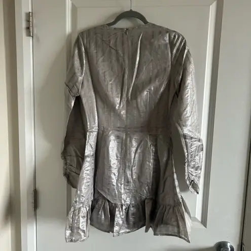 Atoir Walk Me Home Cocktail Mini Dress in Gray Size 4