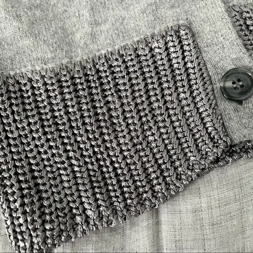 Moda International Rabbit Hair Blend Long Cardigan Sweater