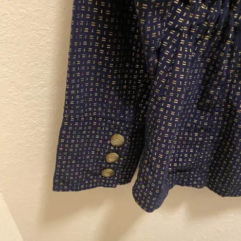 Sundance Lightweight Corduroy Blue And Gold Blazer