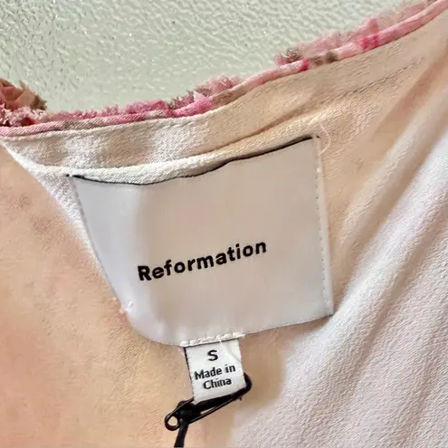 Reformation 🆕  Imara Floral Midi Dress in Rosin Sz S