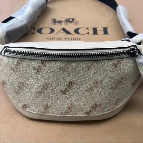 Warren Mini Belt Bag With Horse And Carriage Dot Print coach