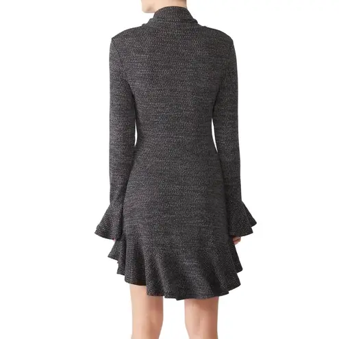 Shilla Exotic Marl Frill Knit Dress - Large