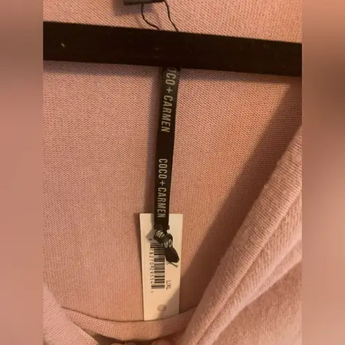 Coco + Carmen NWT  Pink Shift dress size L/XL‎