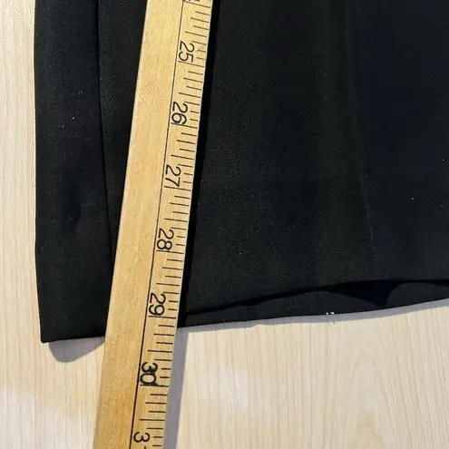 Joseph Ribkoff Womens Black Pants 2 Wide Leg Career Classic Minimalist Zip Front