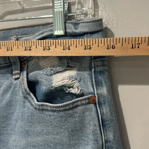 Pistola Women's Light Blue Distressed Flare Jeans