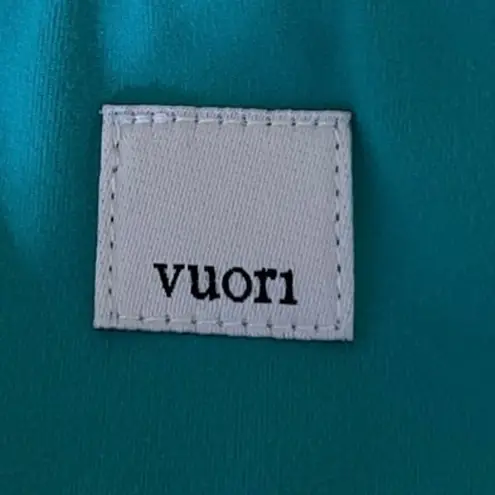 Vuori Green Sleeveless Yoga Cami Camisole Tank Athletic Sports Bra Crop Top Sz S