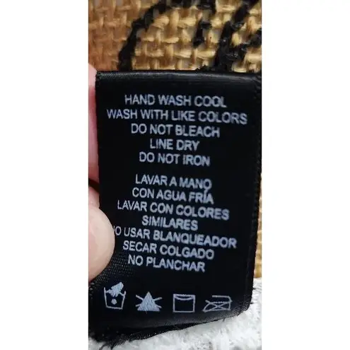 Anne cole Cardigan Womens Size XL White Crochet TieFront 34 Sleeve Resort Boho