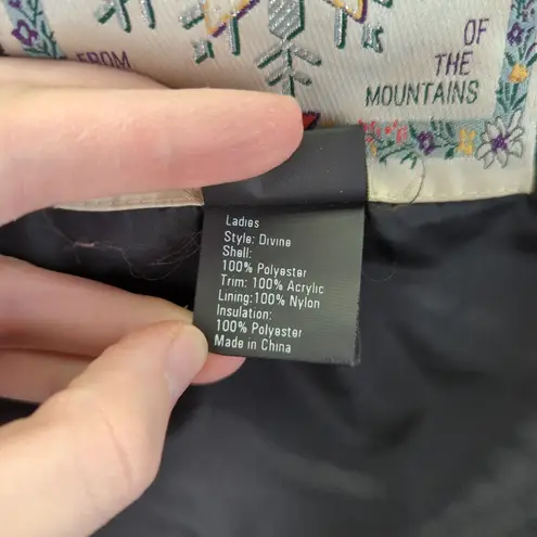 Obermeyer Womens Divine Long Parka Winter Ski Snow Coat Jacket Black 12 Fur Hood