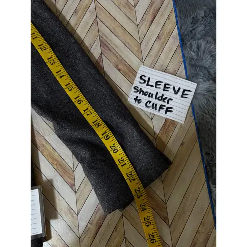 Austin Reed Dark Gray Wool Blend Blazer Jacket 16WP Plus Size Career Classic