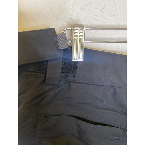 Burton Formula Women’s Blk Snowboarding Pants Sz Lg Zippers Pockets Winter Warm