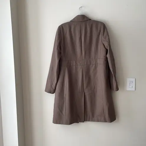 Marvin Richards Light Brown Wool Coat Size S.