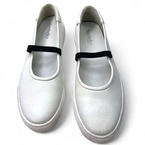 Seychelles 8.5 Anthropologie Moon Child Leather Mary Jane Flat Ballet Sneaker