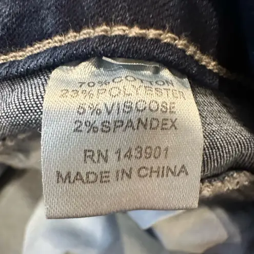 Coco + Carmen EverStretch Flare Jeans with Front Vertical Seaming Dark Denim XL