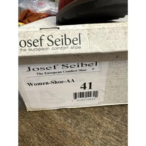 Josef Seibel Red Lina Lace Up Booties | Classic Style Red Size 41 US 10