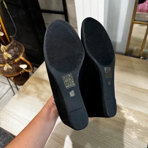 Journee Collection Women's Mylee Pull On Round Toe Wedge Booties Size 8.5