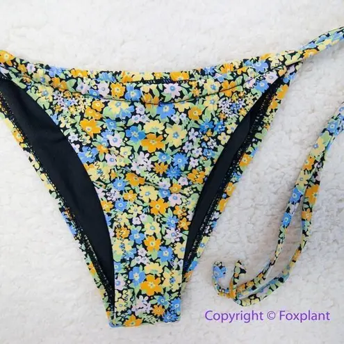NEW Rhythm Free People Carrie Itsy Bikini Bottom, size XS Blue