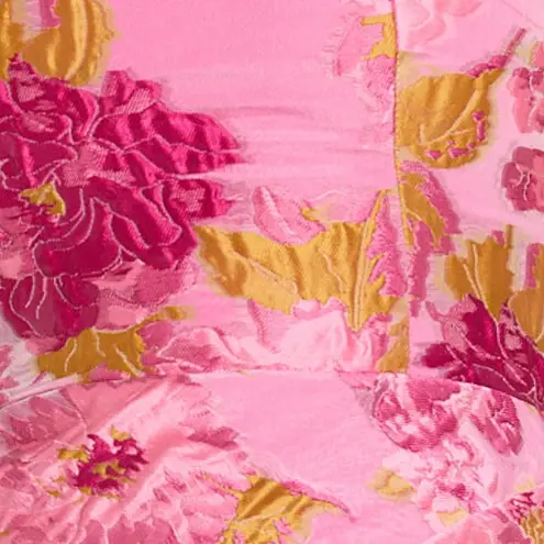 SHOWPO Brailey Midi Dress In Pink Jacquard Size 12 - Image 7