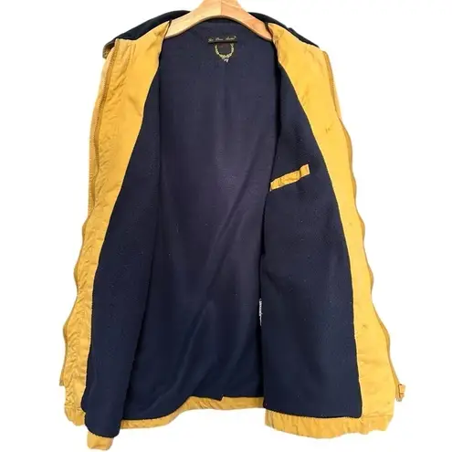 Les Deux Ancres Vintage Women’s L Tan Navy Blue Corduroy Gold Toggle Barn Jacket Size L