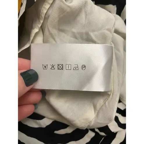 ViX Paula Hermanny Fiorella Black Nora Mini Romper Zebra Print NWOT Size M Size M