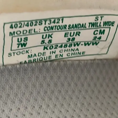 Ryka Ivory/Cream & White Round Toe SlipOn Comfort Walk Nitracel Mule Sneakers-7W