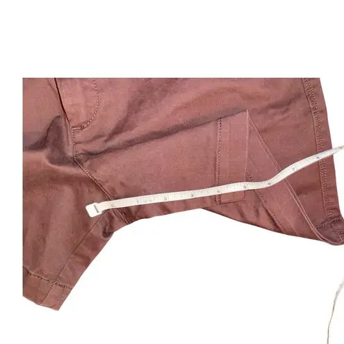 Eddie Bauer Nwt  4 Women's 29” Boyfriend midrise Shorts legend wash stretch brown