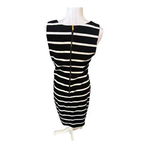 Premise Dresses Black & White Striped Dress Size 8