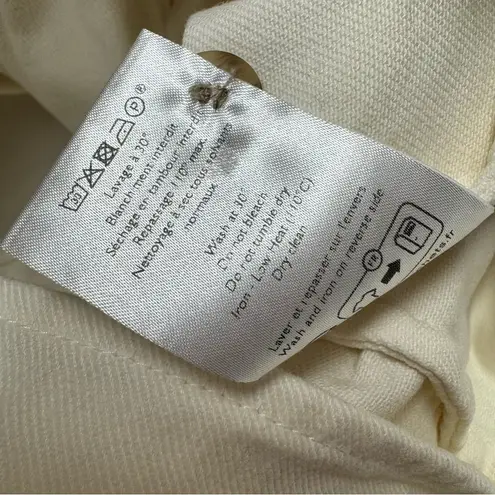 Sézane Sezane Will Denim Button Up Jacket Off White XL