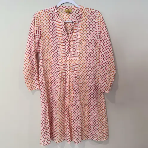 Roberta Roller Rabbit Roller Rabbit Women Tunic Blouse Cotton 3/4 Sleeve Size XS 2370
