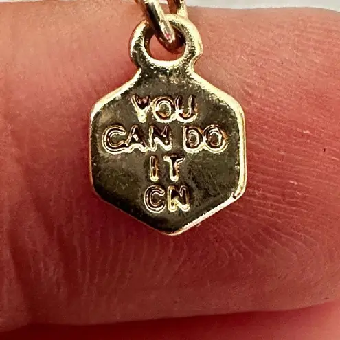 R.J. Graziano pink rhinestone bee and hive pendant necklace Gold