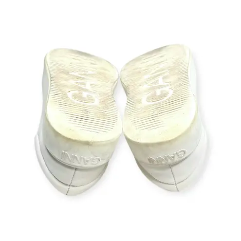 Ganni š¤ Sporty Mix Monochrome Sneaker š¤ Bright White Vegan Leather š¤ 41 š¤