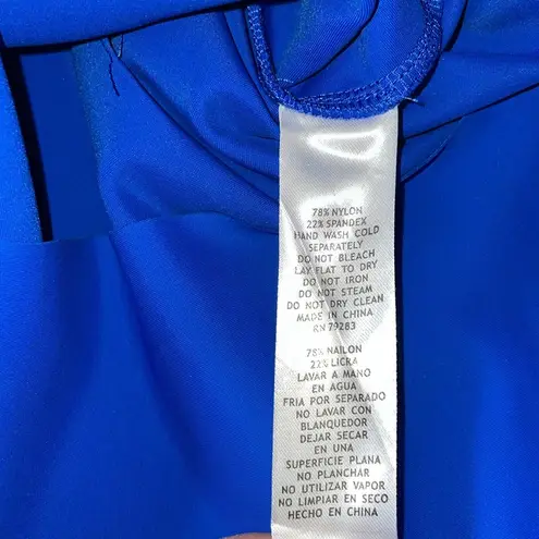 Alex Evenings Scuba Tank Dress Size 10 NWT Royal Blue Cocktail Formal 134005
